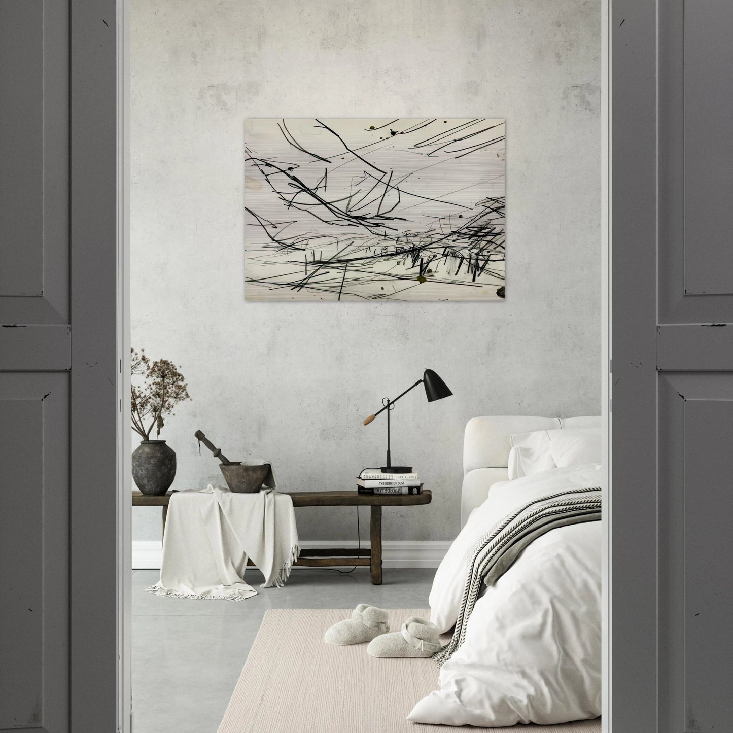 WORKING DRAWING FOR PRIMROSE HILL - Frank Auerbach Brushed Aluminum Print - 70x100 cm / 28x40 inches | Frank Auerbach Aluminum Print | Frank Auerbach Prints