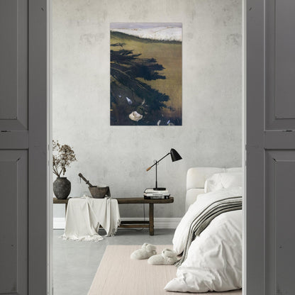 NOT DETECTED 47 - Andrew Wyeth Brushed Aluminum Print - 70x100 cm / 28x40 inches | Andrew Wyeth Aluminum Print | Andrew Wyeth Prints