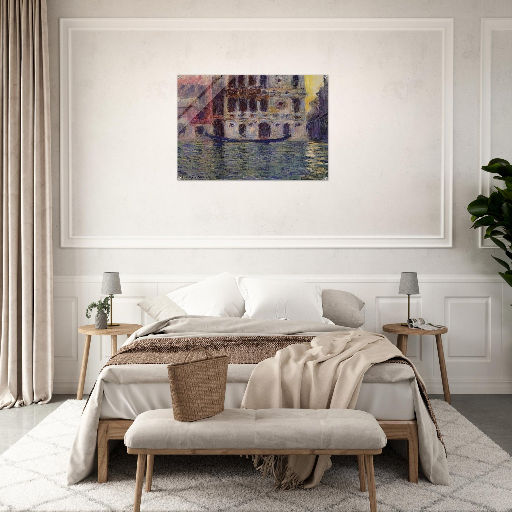 Palazzo Dario 3 - claude monet Acrylic Print - 70x100 cm / 28x40″ inches