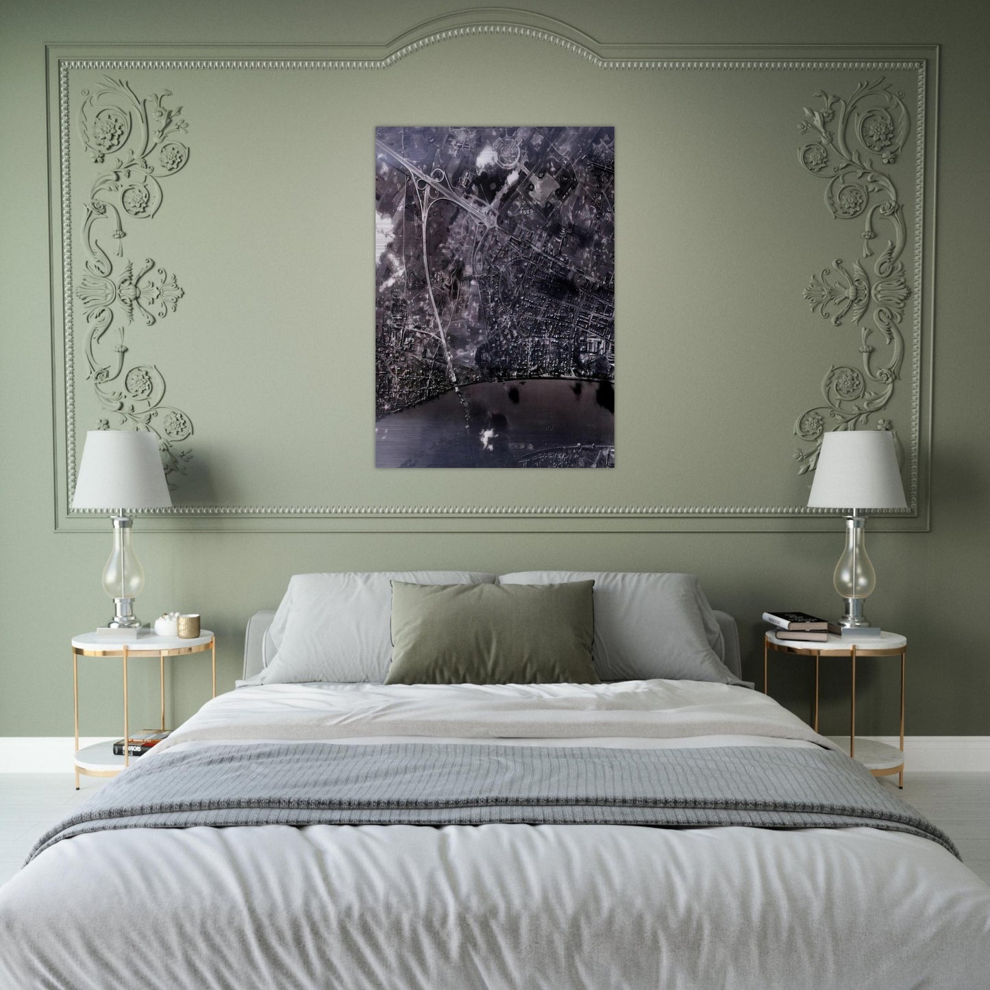 14 FEB 45 2002 - Gerhard Richter Brushed Aluminum Print - 70x100 cm / 28x40 inches | Gerhard Richter Aluminum Print | Gerhard Richter Prints