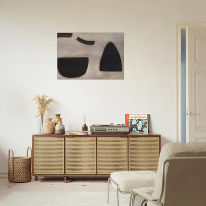 Message Obscure I - 1965 - William Scott Brushed Aluminum Print - 70x100 cm / 28x40 inches | William Scott Aluminum Print | William Scott Prints