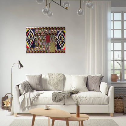 The Pythagorean Theorem - 1964 - Alfred Jensen Brushed Aluminum Print - 70x100 cm / 28x40 inches | Alfred Jensen Aluminum Print | Alfred Jensen Prints
