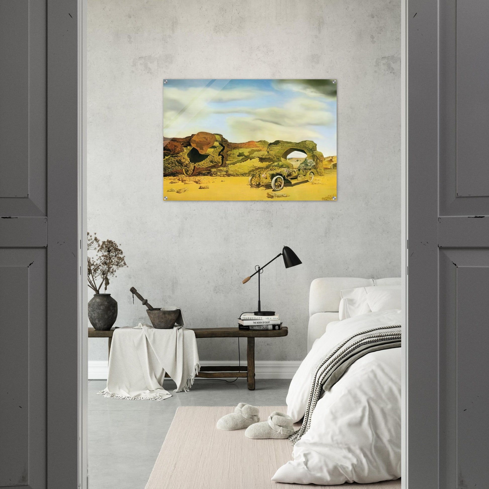 PARANOIAC CRITICAL SOLITUDE 1935 - Salvador Dali Acrylic Print - 70x100 cm / 28x40″ inches