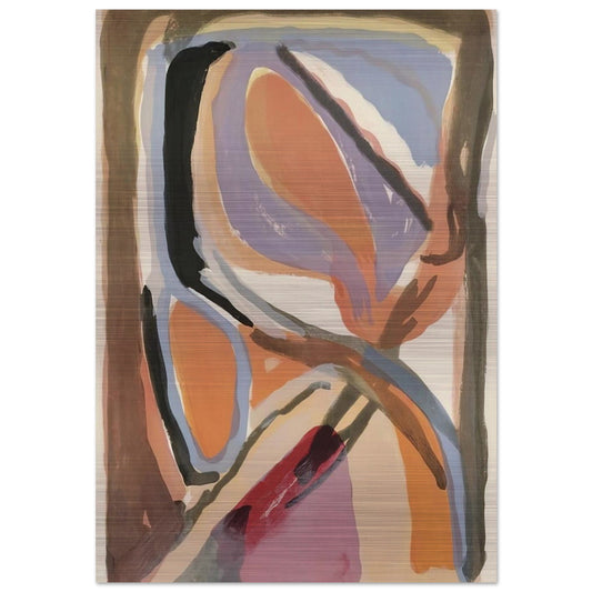 Untitled - 1972 - Bram van Velde Brushed Aluminum Print - 70x100 cm / 28x40 inches | Bram van Velde Aluminum Print | Bram van Velde Prints
