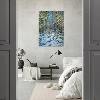 Shadow - Contemporary Realism - Neil Welliver Brushed Aluminum Print - 70x100 cm / 28x40 inches | Neil Welliver Aluminum Print | Neil Welliver Prints