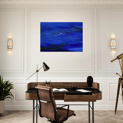 25 10 2002 2002 - Zao Wou-Ki Brushed Aluminum Print - 70x100 cm / 28x40 inches | Zao Wou-Ki Aluminum Print | Zao Wou-Ki Prints
