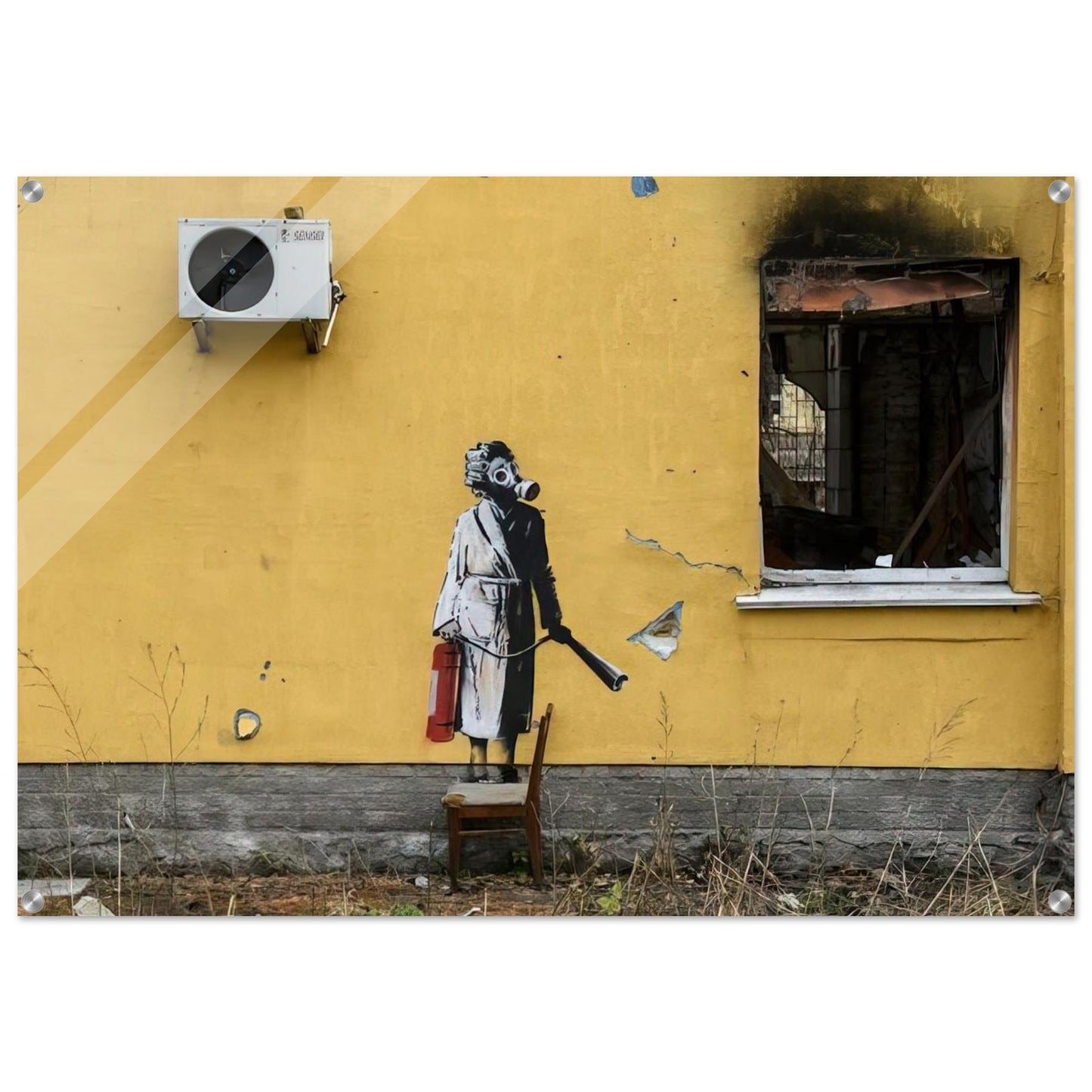 HOSTOMEL PROSKURIVSKA 2 2022 - Banksy Acrylic Print - 70x100 cm / 28x40″ inches | Banksy Wall Art | Banksy Prints