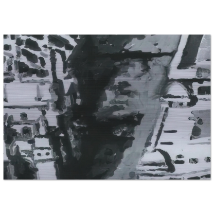 TOWNSCAPE M7 1968 - Gerhard Richter Brushed Aluminum Print - 70x100 cm / 28x40 inches | Gerhard Richter Aluminum Print | Gerhard Richter Prints