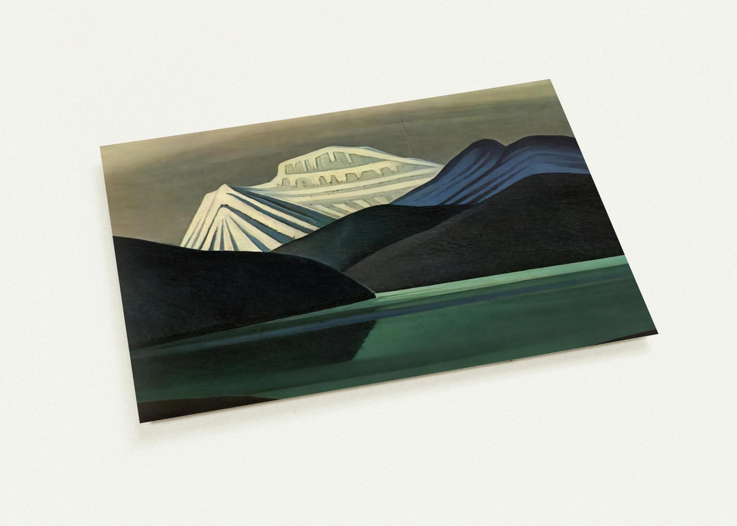 Mountains and Lake - 1929 By Lawren Harris Pack of 10 Post Cards | Lawren Harris Post Cards | A6 (10.5 x 14.8 cm) - 4.1 x 5.8 inches
