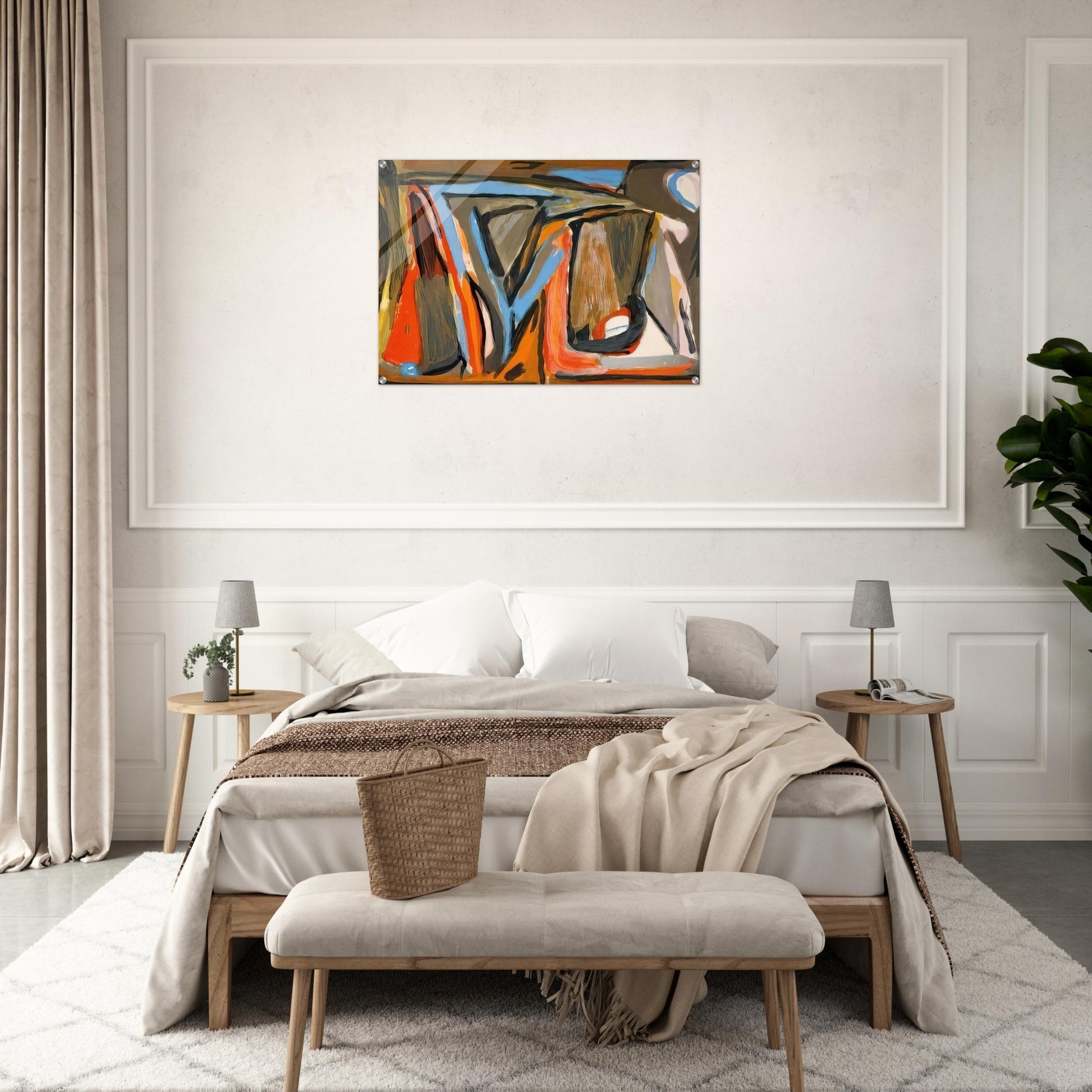 Le tout - 1978 - Bram van Velde Acrylic Print - 70x100 cm / 28x40″ inches