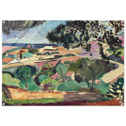PAYSAGE DE COLLIOURE 1907 - Henri Matisse Acrylic Print - 70x100 cm / 28x40″ inches