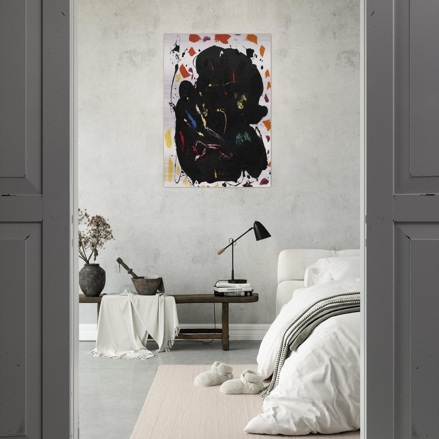 Black Diamond - Hans Hofmann Brushed Aluminum Print - 70x100 cm / 28x40 inches | Hans Hofmann Aluminum Print | Hans Hofmann Prints