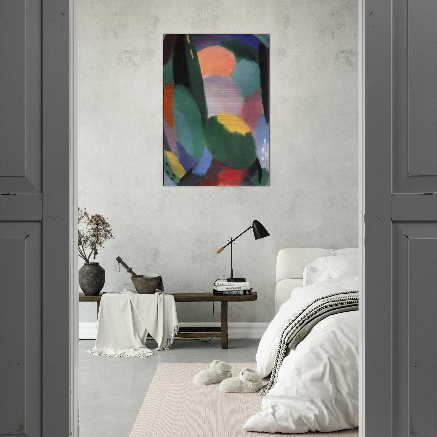 VARIATION GLORREICHER ABEND SOMMERSEGEN II 1917 - Alexej von Jawlensky Brushed Aluminum Print - 70x100 cm / 28x40 inches | Alexej von Jawlensky Aluminum Print | Alexej von Jawlensky Prints