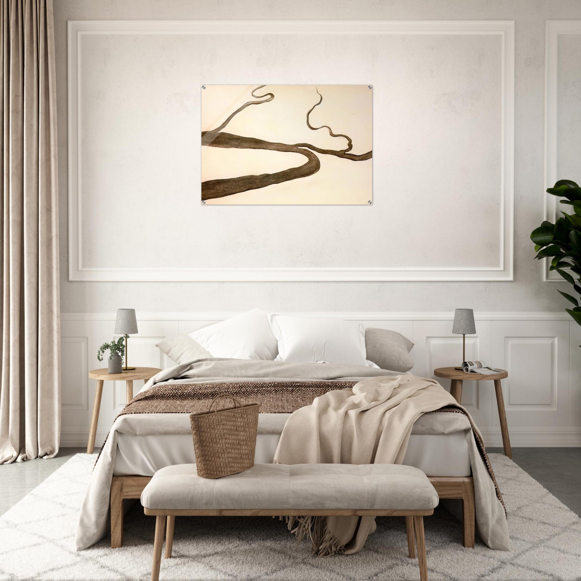 Drawing IX - Georgia O'Keeffe Acrylic Print - 70x100 cm / 28x40″ inches