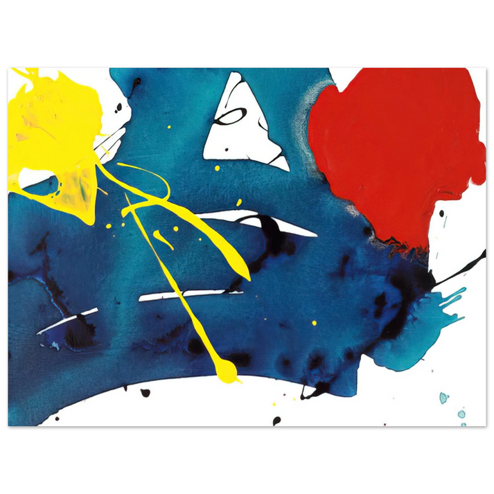 Sam Francis - Untitled  SFP94-105  SFF1697   75x100 cm / 30x40inches Fine Art Poster