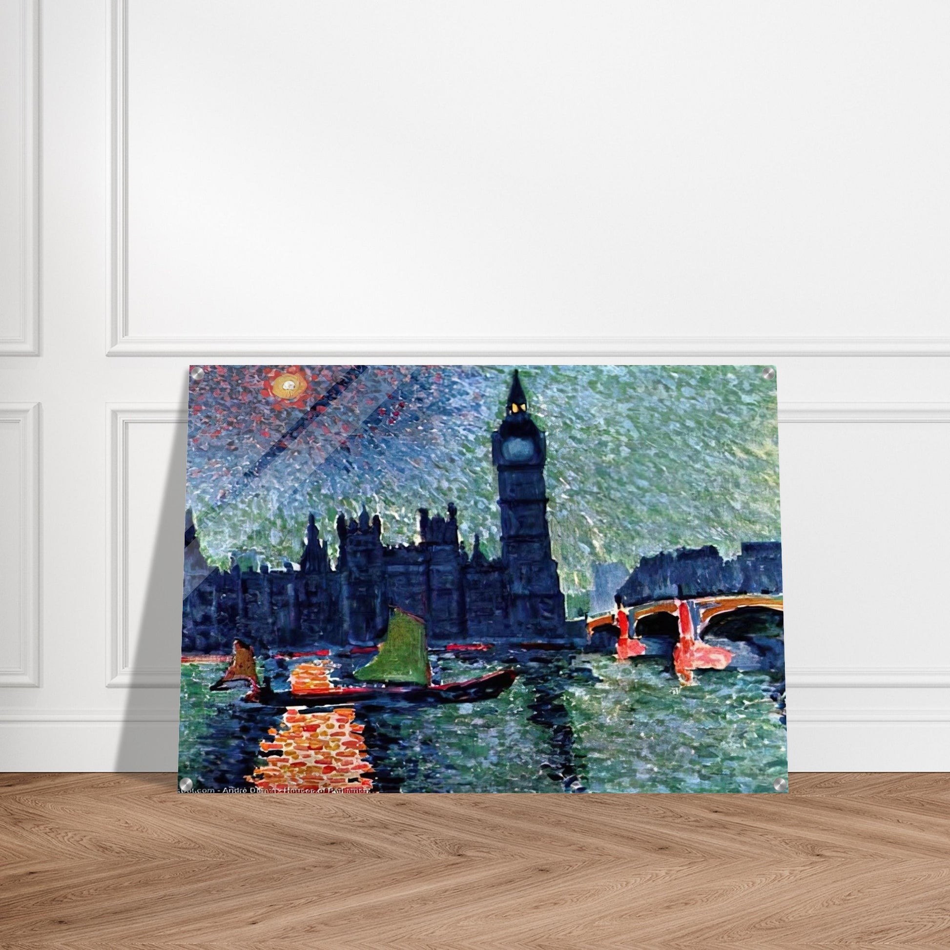 THE PALACE OF WESTMINSTER 1907 - Andre Derain Acrylic Print - 70x100 cm / 28x40″ inches