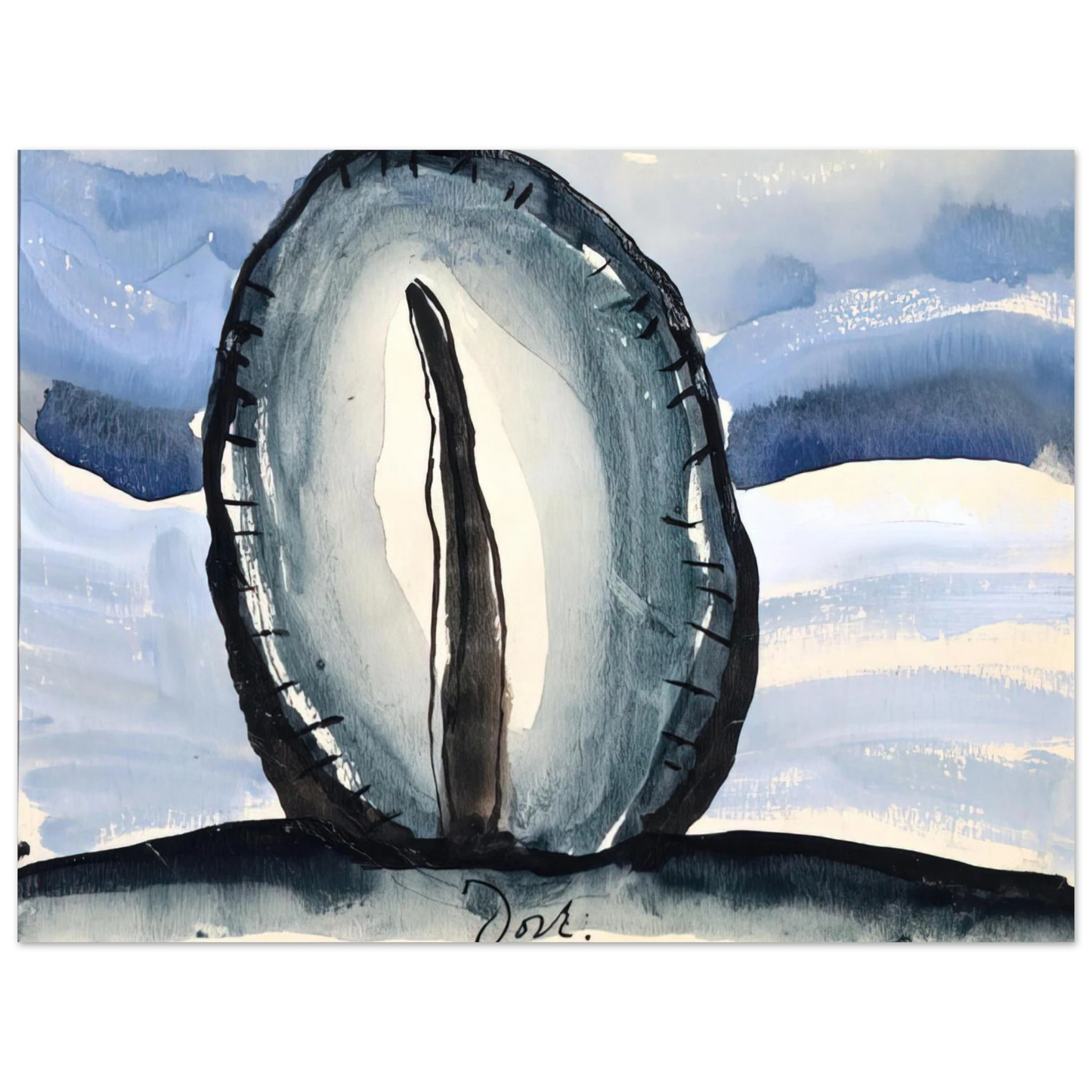 Arthur Dove - Tree - 1935  75x100 cm / 30x40inches Fine Art Poster