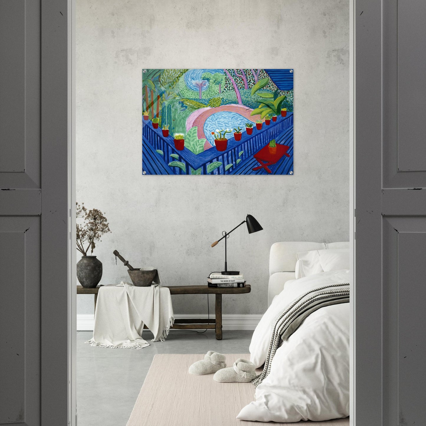 David Hockney - David Hockney Acrylic Print - 70x100 cm / 28x40″ inches | David Hockney Art | Artwork by David Hockney