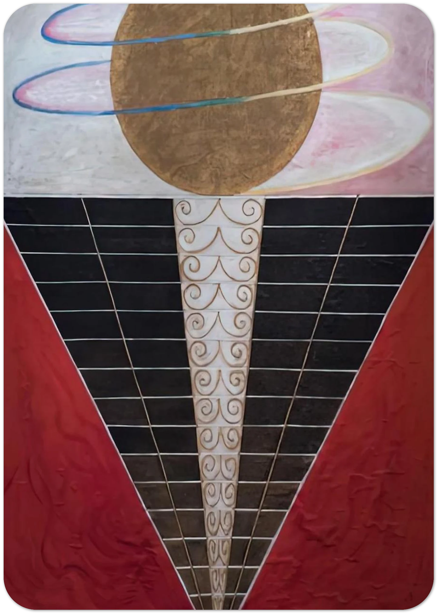 ALTARPIECE NO 2 1915 By Hilma af Klint Pack of 10 Post Cards | Hilma af Klint Post Cards | A6 (10.5 x 14.8 cm) - 4.1 x 5.8 inches