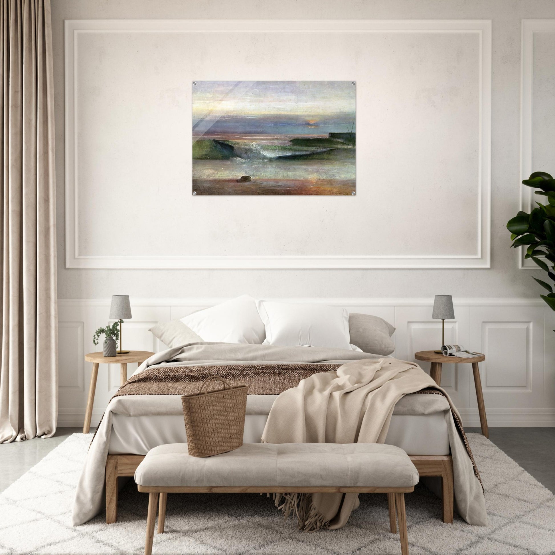 THE WAVE 1944 - Victor Pasmore Acrylic Print - 70x100 cm / 28x40″ inches