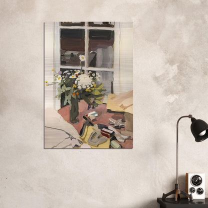STILL LIFE WITH STAPLER 1970 - Fairfield Porter Brushed Aluminum Print - 70x100 cm / 28x40 inches | Fairfield Porter Aluminum Print | Fairfield Porter Prints