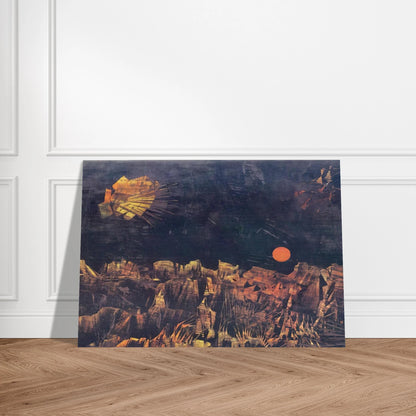 Praise to Tanguy - Max Ernst Brushed Aluminum Print - 70x100 cm / 28x40 inches | Max Ernst Aluminum Print | Max Ernst Prints