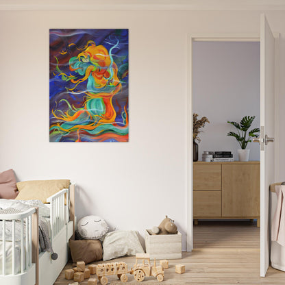 Wind - 1963 - Konrad Zuse Brushed Aluminum Print - 70x100 cm / 28x40 inches | Konrad Zuse Aluminum Print | Konrad Zuse Prints