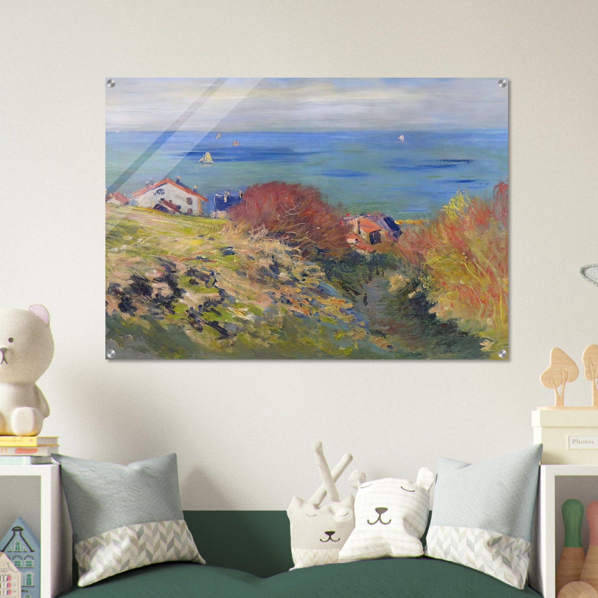 Pourville - claude monet Acrylic Print - 70x100 cm / 28x40″ inches