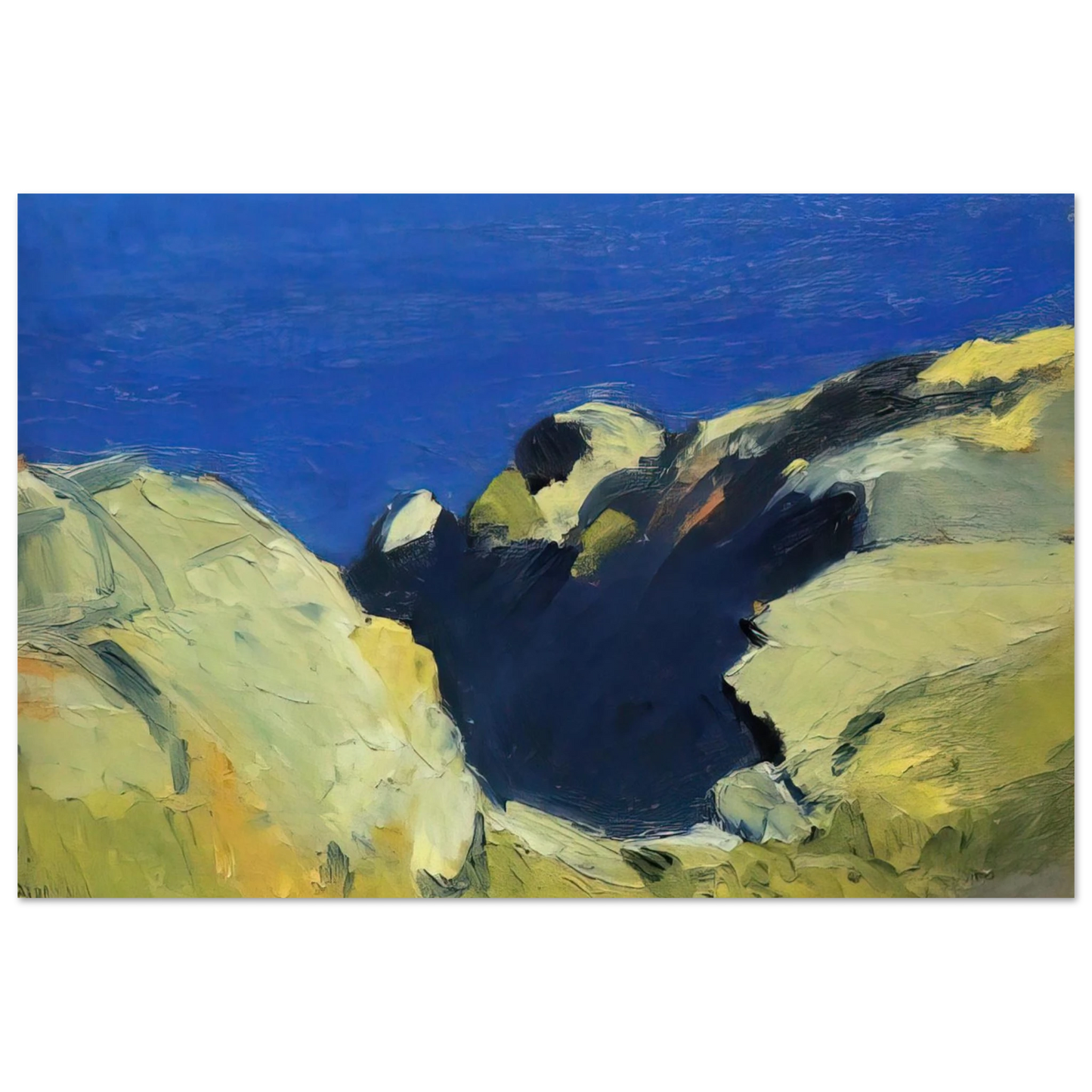 Edward Hopper - Rocks Fine Art Poster