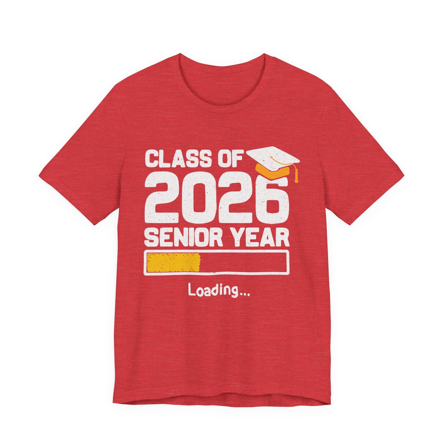 Klas van 2026 Laatstejaars T-shirt, Afstudeershirt, Unisex Afstudeergeschenk, Middelbare School Leerlingen Kleding, College Gebonden T-shirt