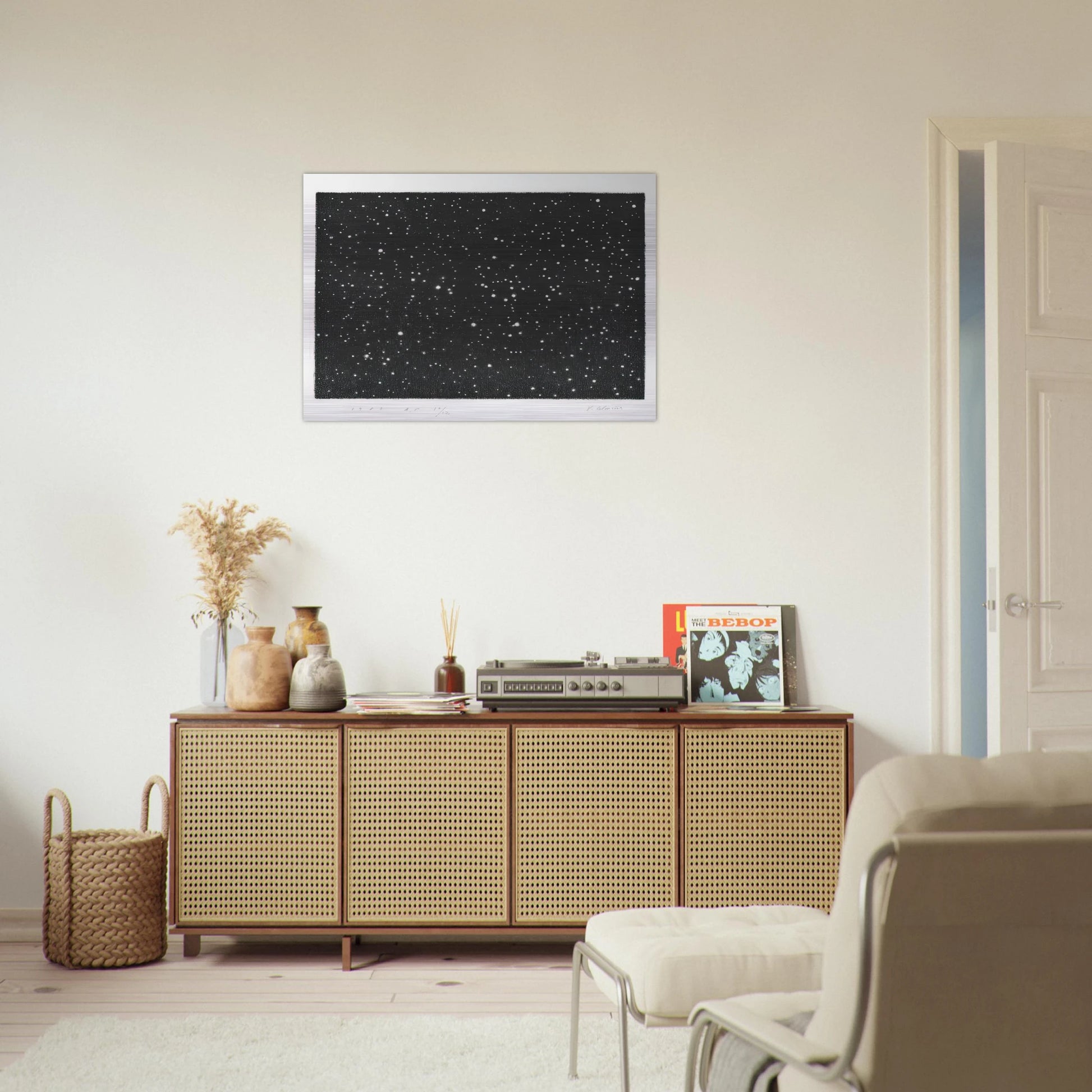 MOUNT HOLYOKE 1987 - Vija Celmins Brushed Aluminum Print - 70x100 cm / 28x40 inches | Vija Celmins Aluminum Print | Vija Celmins Prints