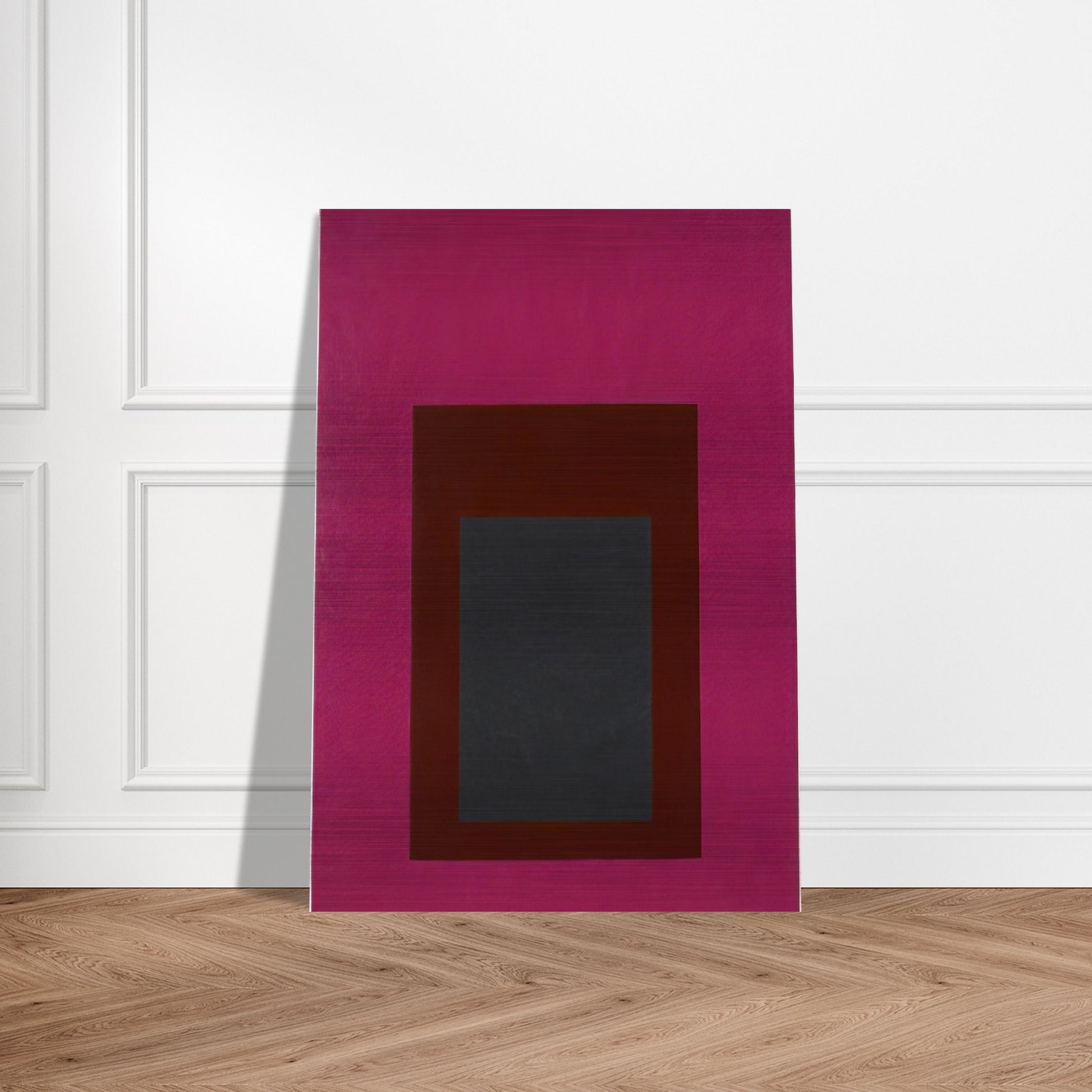 HOMAGE TO THE SQUARE GUARDED 1952 - Josef Albers Brushed Aluminum Print - 70x100 cm / 28x40 inches | Josef Albers Aluminum Print | Josef Albers Prints