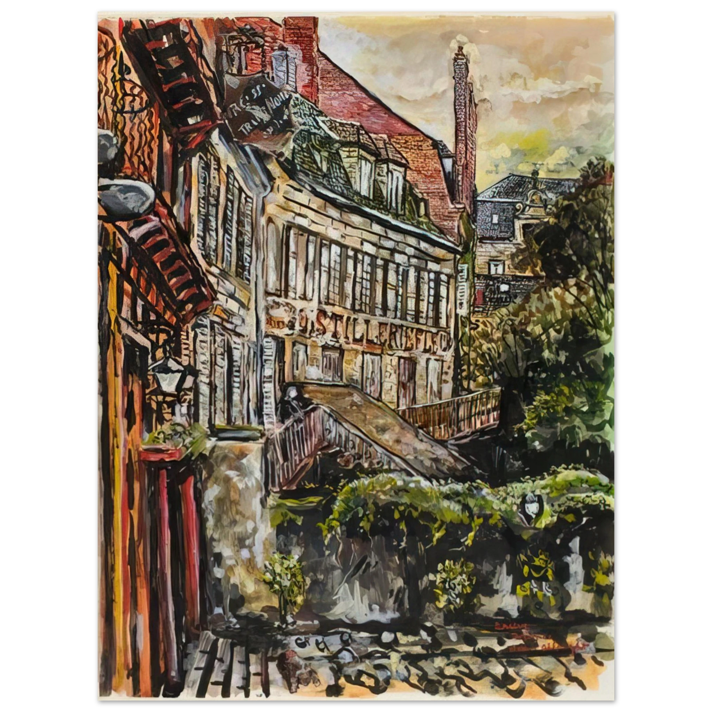 Ivan Albright - BRIEVE 1960  75x100 cm / 30x40inches Fine Art Poster