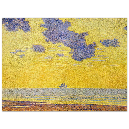 Theo van Rysselberghe - BIG CLOUDS 1893  75x100 cm / 30x40inches Fine Art Poster