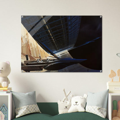 Syd Mead - Syd Mead Acrylic Print - 70x100 cm / 28x40″ inches