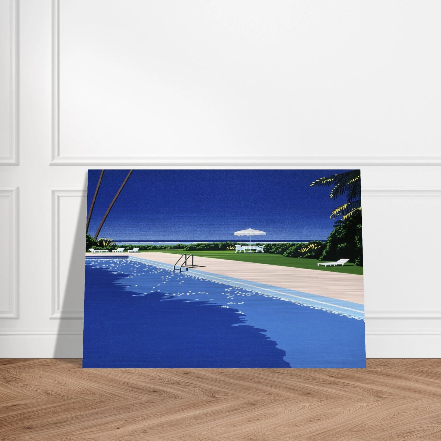 Deck - Hiroshi Nagai Brushed Aluminum Print - 70x100 cm / 28x40 inches | Hiroshi Nagai Aluminum Print | Hiroshi Nagai Prints