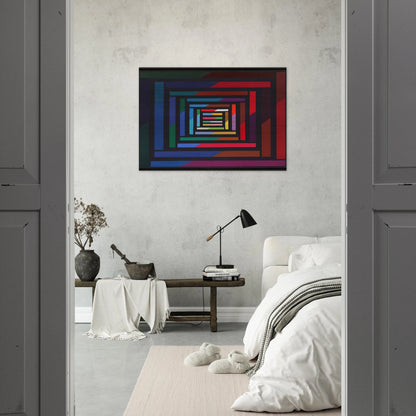 Myrina - 1995 - Piero Dorazio Brushed Aluminum Print - 70x100 cm / 28x40 inches | Piero Dorazio Aluminum Print | Piero Dorazio Prints
