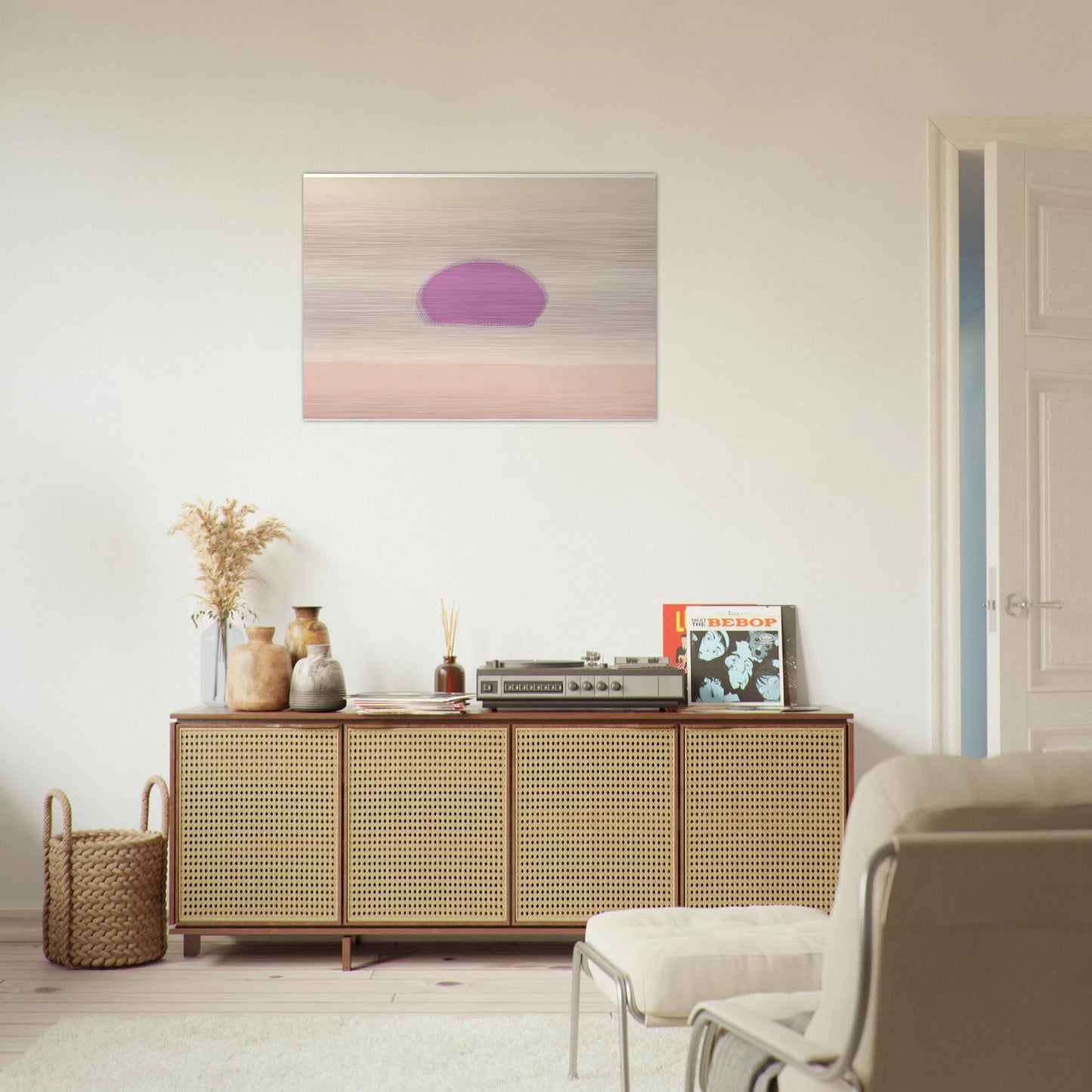 Untitled  from Sunset - Andy Warhol Brushed Aluminum Print - 70x100 cm / 28x40 inches | Andy Warhol Aluminum Print | Andy Warhol Prints
