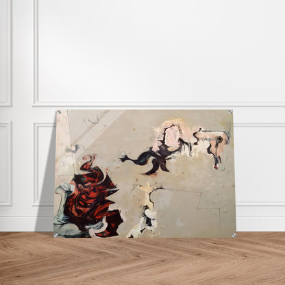 Untitled - 1959 - Hassel Smith Acrylic Print - 70x100 cm / 28x40″ inches