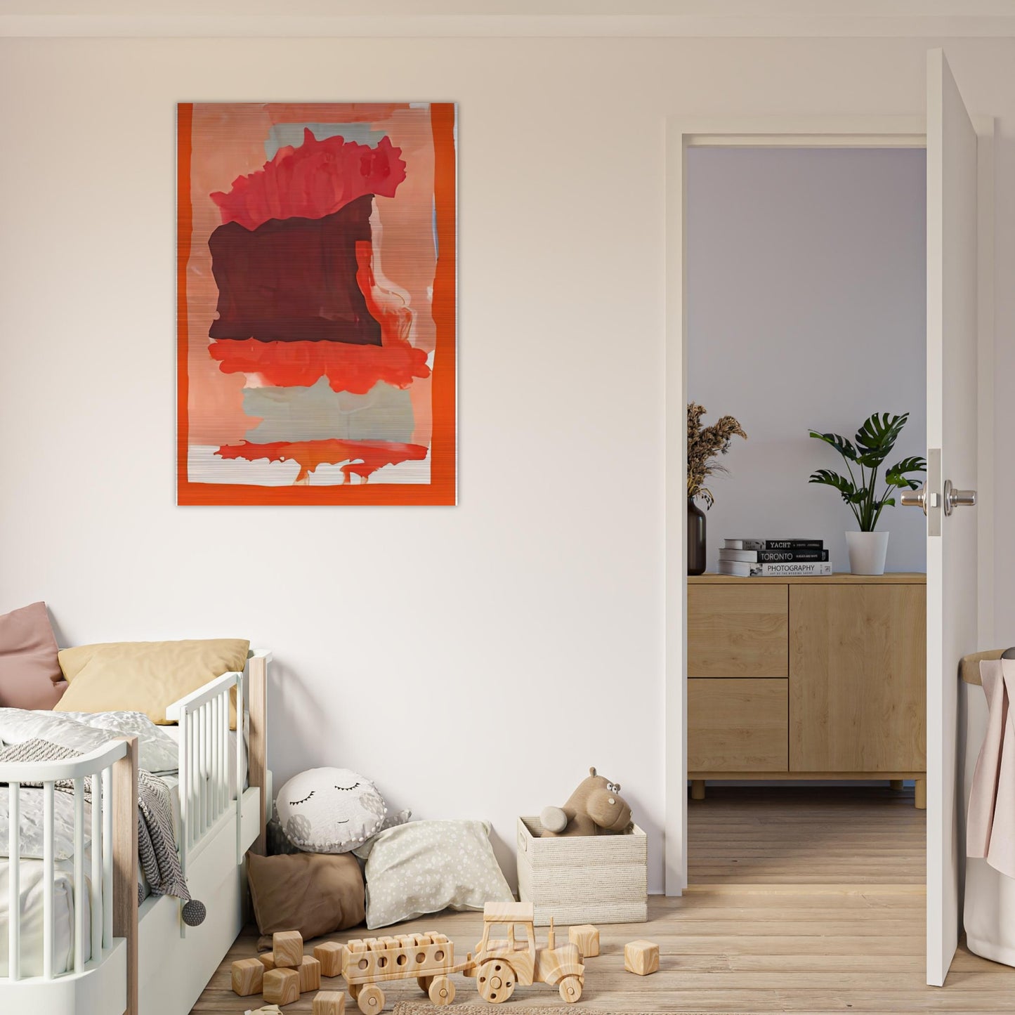 Cape Orange, 1964- - Helen Frankenthaler Brushed Aluminum Print - 70x100 cm / 28x40 inches | Helen Frankenthaler Aluminum Print | Helen Frankenthaler Prints
