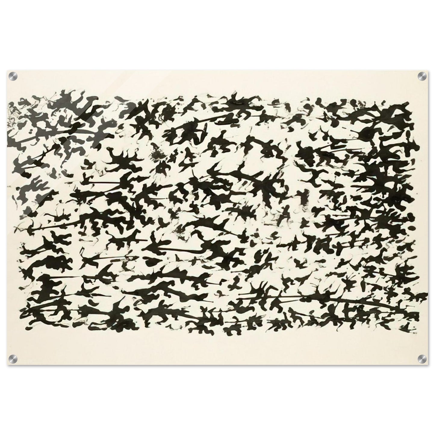 Untitled - Tachisme - Henri Michaux Acrylic Print - 70x100 cm / 28x40″ inches