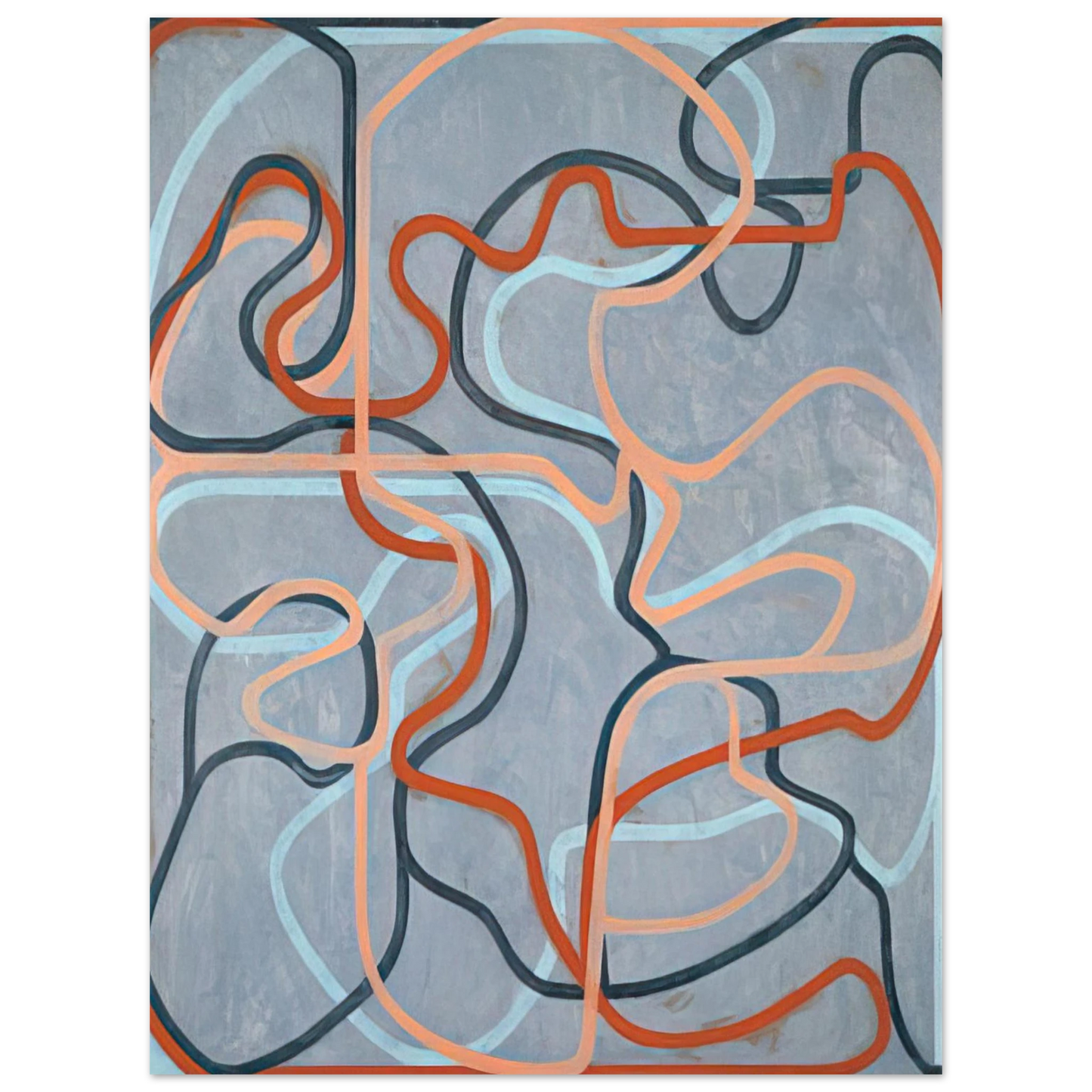 Brice Marden - Epitaph Painting 5 - 2001  75x100 cm / 30x40inches Fine Art Poster