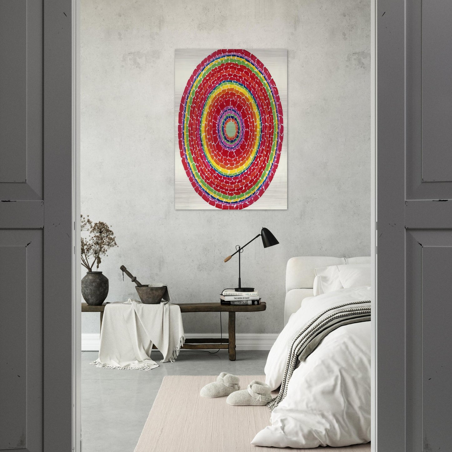 SPRINGTIME IN WASHINGTON 1971 - Alma Woodsey Thomas Brushed Aluminum Print - 70x100 cm / 28x40 inches | Alma Woodsey Thomas Aluminum Print | Alma Woodsey Thomas Prints