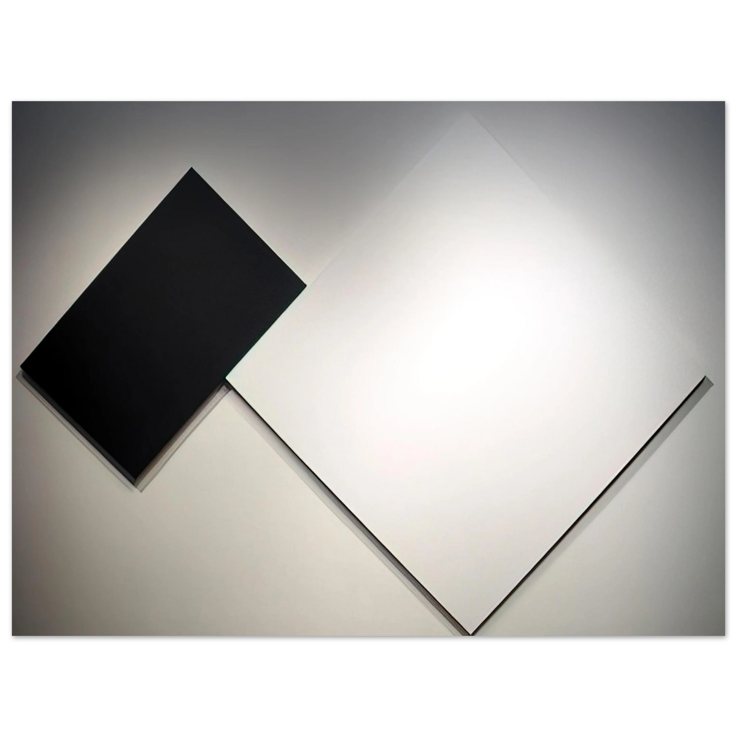 Ellsworth Kelly - White Black  75x100 cm / 30x40inches Fine Art Poster
