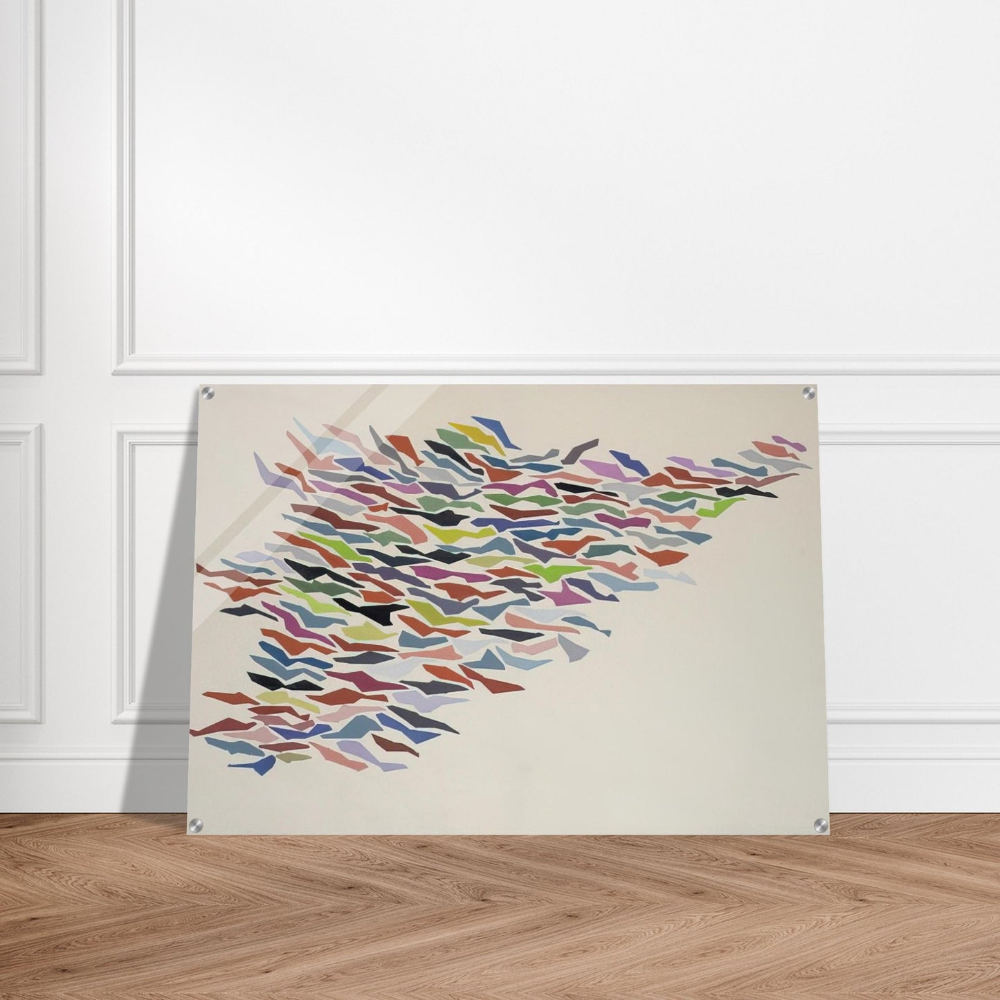 Variables with Color - Post-Painterly Abstraction - Robert Goodnough Acrylic Print - 70x100 cm / 28x40″ inches
