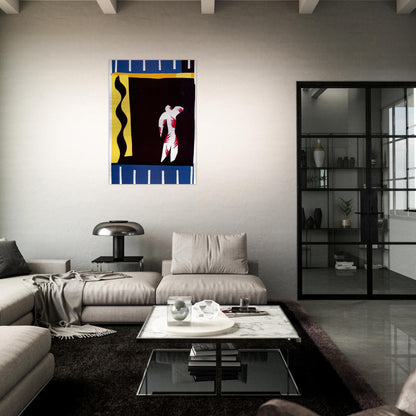 THE CLOWN 1943 - Henri Matisse Brushed Aluminum Print - 70x100 cm / 28x40 inches | Henri Matisse Aluminum Print | Henri Matisse Prints