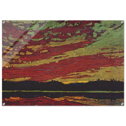 SUNSET 1915 - Tom Thomson Acrylic Print - 70x100 cm / 28x40″ inches