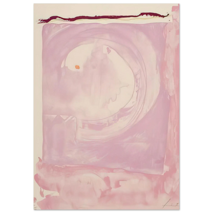 Helen Frankenthaler - Reflections IX - 1995 Wall art - 27x35 cm / 11x14 inches - Premium Wooden Framed Poster With Fine Art Paper - Wood frame