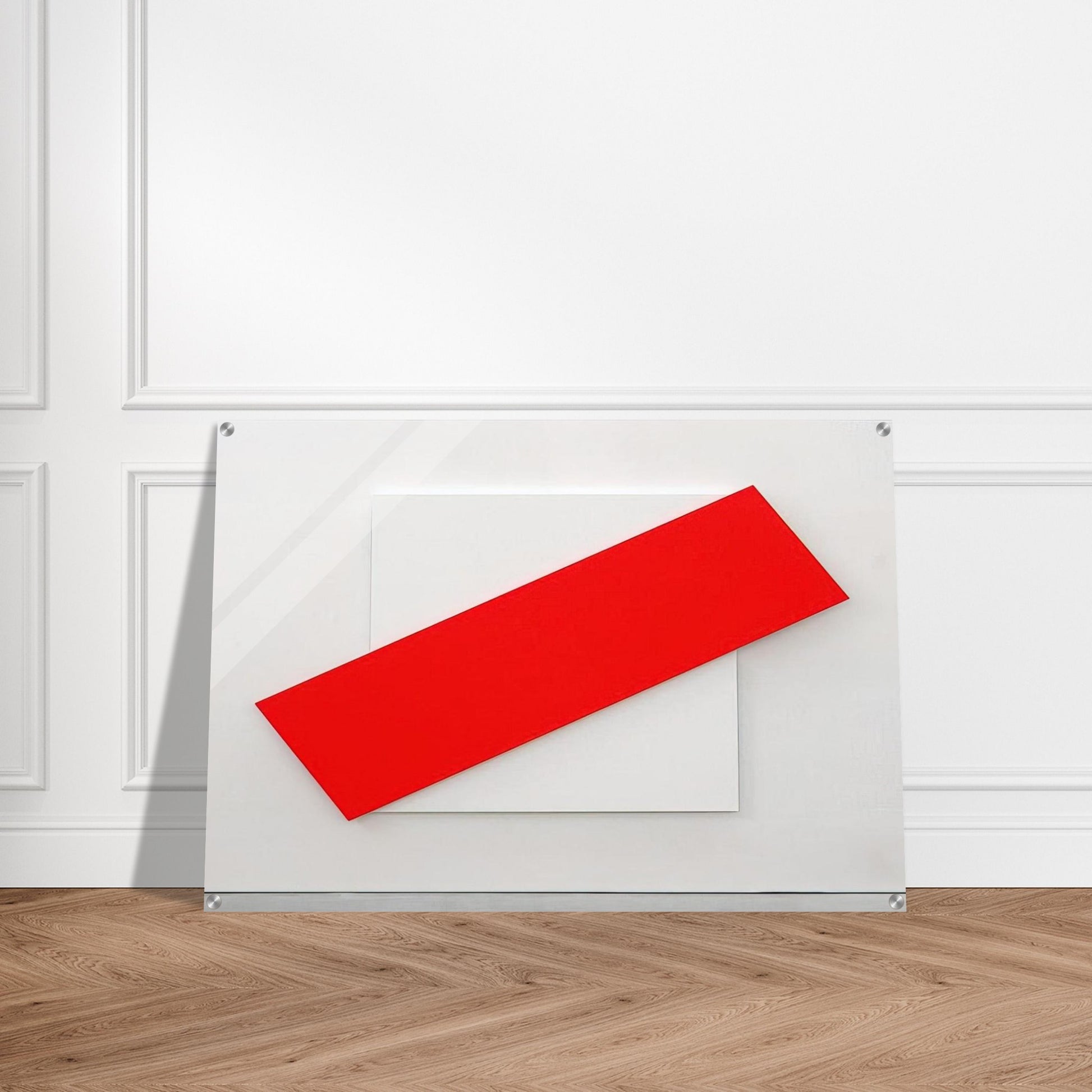 Red Diagonal - Ellsworth Kelly Acrylic Print - 70x100 cm / 28x40″ inches