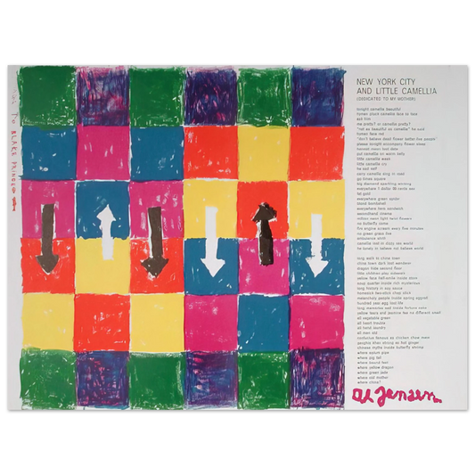 Alfred Jensen - Hommage to Blake Prince tirÃƒÂ©e de l'album Ã‚Â«1 ÃƒÂ¸ LifeÃ‚Â» - 1964  75x100 cm / 30x40inches Fine Art Poster